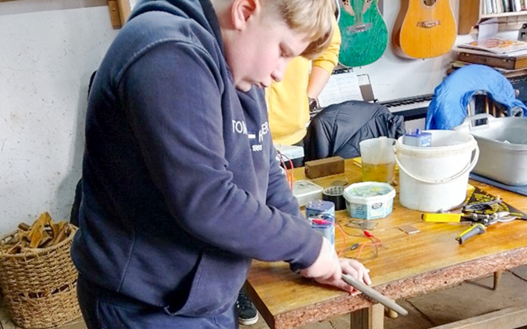 Copper Etching at Eyam Edge Farm